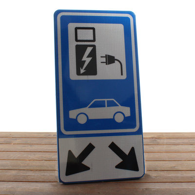 Parkeerbord voor 2 Elektrische Auto's