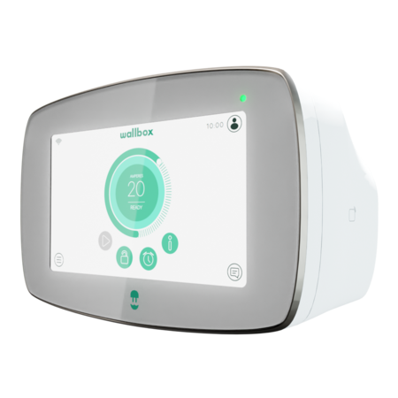 Wallbox Commander 2 - Type 2 - 22kW - Wit - 5 meter laadkabel