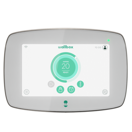 Wallbox Commander 2 - Type 2 - 22kW - Wit - 5 meter laadkabel