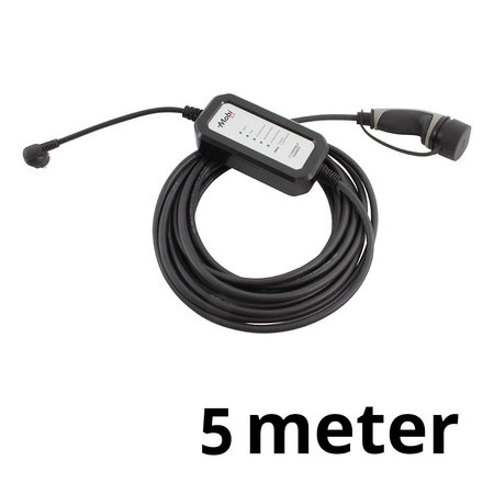 Ratio Mobiele lader type 2 naar schuko - 5 meter