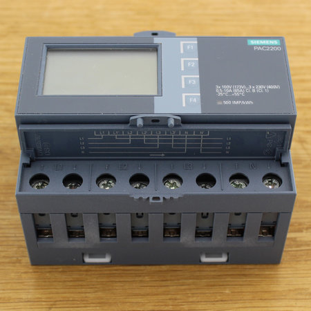 Siemens kWh meter 65A 3-fase Dinrail Digitaal