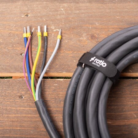 Ratio Laadkabel Type 2 naar open einde - 3x32A - 5 meter - E-Line