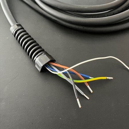Webasto Laadkabel Type 2 naar open einde - 3x16A - 4,5 meter