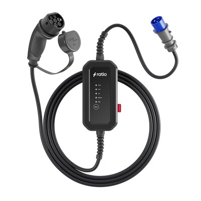 Ratio Mobiele lader type 2 naar CEE - 5 meter