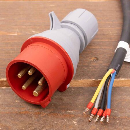 dé Mobiele Wallbox type 2 - Open eind - CEE - 3 fase 16A