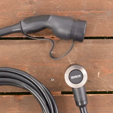 EVBox Vaste Type 2 Laadkabel voor Elvi laadstation - 6 meter - 1 fase 32A