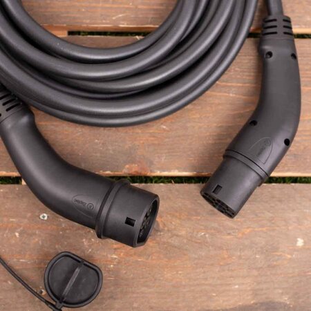 Zaptec Laadkabel 22kW Type 2 - 3 fase 32A - 7,5 meter
