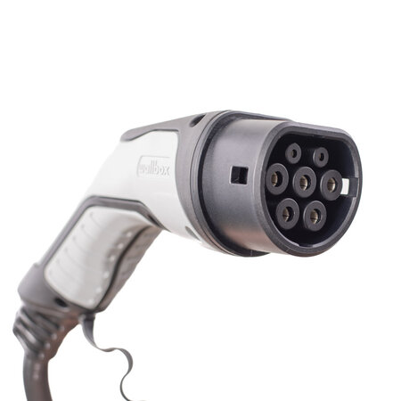 Wallbox Pulsar Pro 7,4 kW - EV Laadstation Zwart type 2 met vaste rechte laadkabel 7 meter