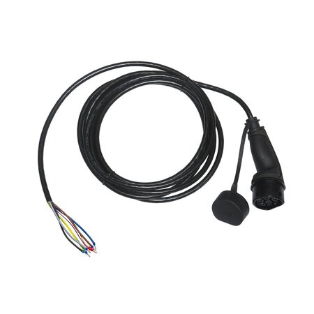 Ratio Premium Laadkabel type 2 naar open eind - 3 fase 32A - 7,5 meter