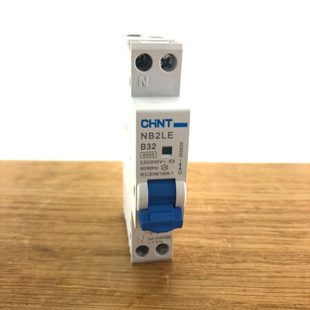 Chint Aardlekautomaat B 32A 30mA 1P+N