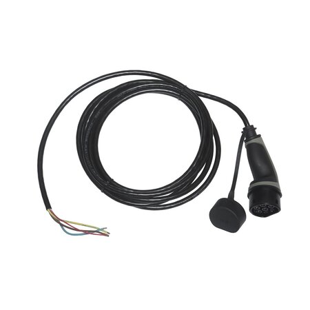 Ratio Premium Laadkabel Type 2 naar open einde - 1x16A - 10 meter