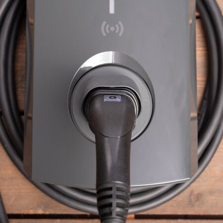 Alfen  Eve Single S-line - 3 x 32A - Grijs - Loadbalancing - 7,5 meter kabel type 2