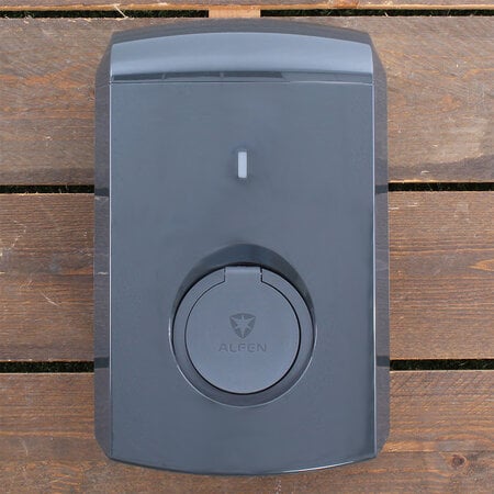 Alfen  Eve Single S-line - 3 x 32A (22kW) - Loadbalancing - Grijs - Socket