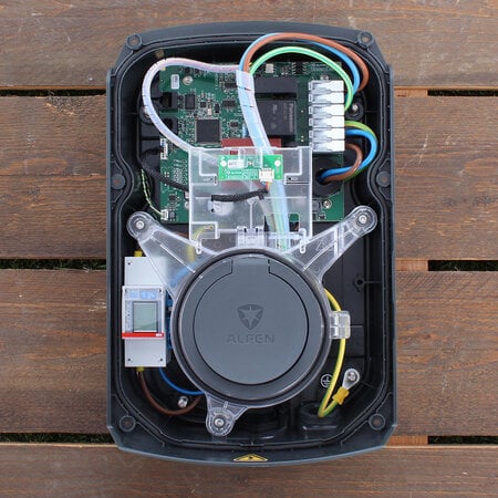 Alfen  Eve Single S-line - 3 x 32A (22kW) - Loadbalancing - Grijs - Socket