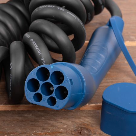 Voldt Spiraalkabel (coiled) - 3 fase 32A - 5 meter