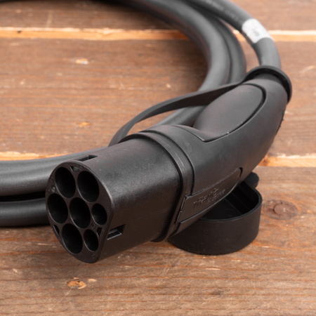 Ratio Premium Laadkabel type 2 - 1 fase 32A - 4 meter - Zwart
