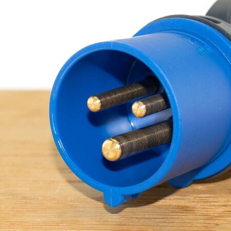 ABL CEE Stekker 3-polig 16A - Mannelijk 2P+A 230V Blauw