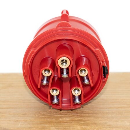 ABL CEE Stekker/ Contactstop 5-polig 16A - Mannelijk 3P+A+N 380V Rood