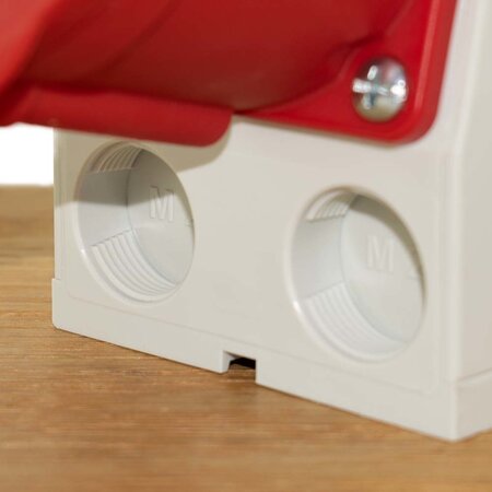 ABL Wandcontactdoos CEE 5-polig 32A + Schuko 10A - Vrouwelijk