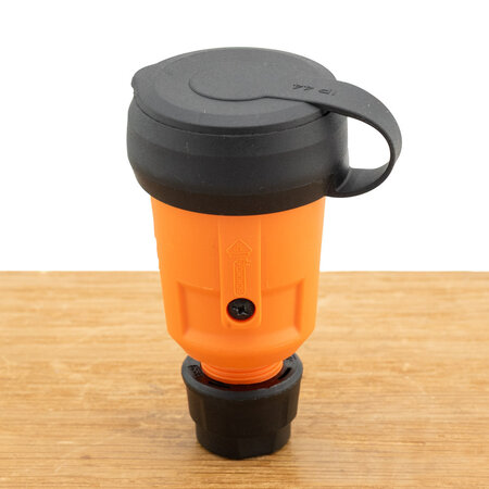 ABL Hightech koppeling SCHUKO Elamid oranje kraag IP44 Type 1580