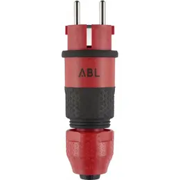 ABL ABL Professional geaarde stekker (100000069) SCHUKO/Frans-Belgisch 16A IP54 rood
