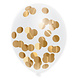 Party Factory NL Confetti Ballonnen Goud 30CM (5ST) Party Factory NL Confetti Ballonnen Goud 30CM (5ST)