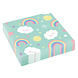 Amscan Rainbow & Cloud Servetten 33CM x 33CM (20ST) Amscan Rainbow & Cloud Servetten 33CM x 33CM (20ST)