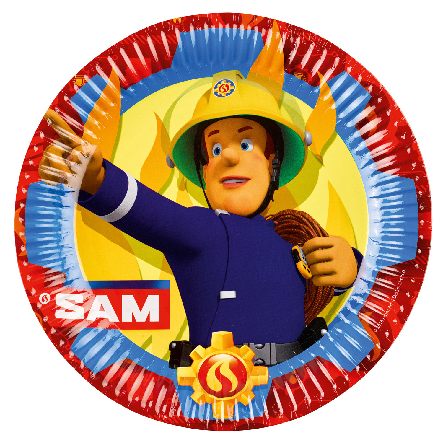 uitzondering Onheil Fabrikant Feestbordjes Brandweerman Sam 23CM (8ST) - Partylove.nl
