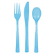 Unique Plastic Bestek Baby Blauw 18ST Unique Plastic Bestek Baby Blauw 18ST