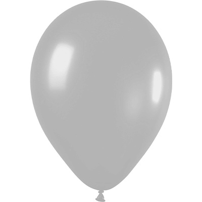 Ballonnen Metallic Zilver (15ST)