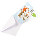 Amscan Uitnodigingen Fox & Beaver (8ST) + Enveloppen Amscan Uitnodigingen Fox & Beaver (8ST) + Enveloppen