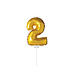 Party Factory NL Folie Ballon "2" Goud (40CM) Party Factory NL Folie Ballon "2" Goud (40CM)