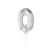 Party Factory NL Folie Ballon "0" Zilver (40CM) Party Factory NL Folie Ballon "0" Zilver (40CM)