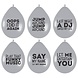 Party Factory NL Ballonnen Song Quotes 6ST Party Factory NL Ballonnen Song Quotes 6ST