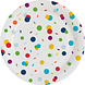 Amscan Borden Confetti Birthday Dots 18CM (8ST) Amscan Borden Confetti Birthday Dots 18CM (8ST)