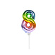 Folat Folie Ballon Multicolor "8" 36CM Folat Folie Ballon Multicolor "8" 36CM