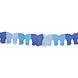 Folat Papieren Geboorte Slinger Blauw Baby Voetjes 6M Folat Papieren Geboorte Slinger Blauw Baby Voetjes 6M