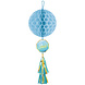 Amscan Honeycomb Bol "Oh Baby" Blauw 75cm Amscan Honeycomb Bol "Oh Baby" Blauw 75cm