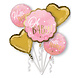 Amscan Boeket Folie Ballonnen "Oh Baby" Roze (5D) Amscan Boeket Folie Ballonnen "Oh Baby" Roze (5D)