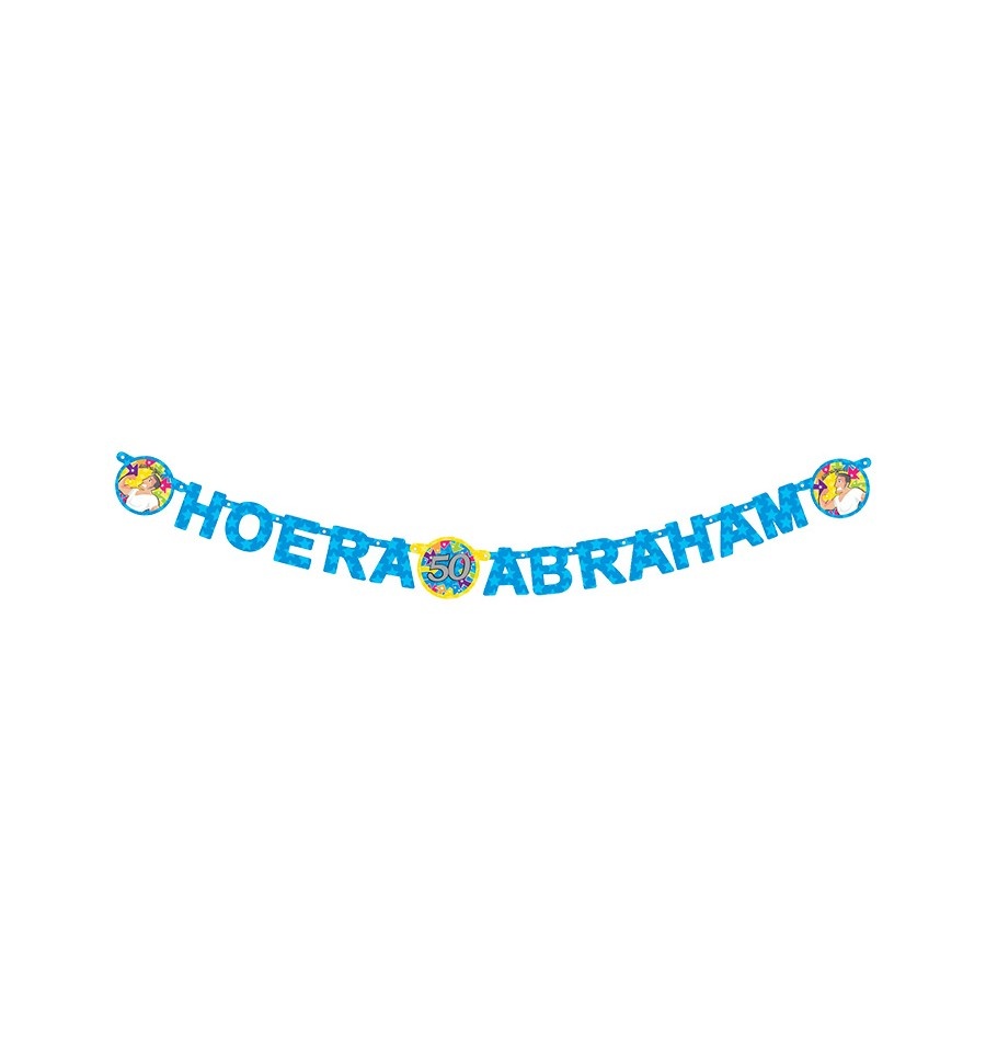 Letterslinger "Hoera Abraham"