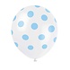 Unique Ballonnen Stippen Baby Blauw 30CM (6ST) Unique Ballonnen Stippen Baby Blauw 30CM (6ST)