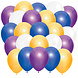 Party Love NL Ballonnen Metallic Donkerblauw / Geel / Paars / Wit (40ST) Party Love NL Ballonnen Metallic Donkerblauw / Geel / Paars / Wit (40ST)