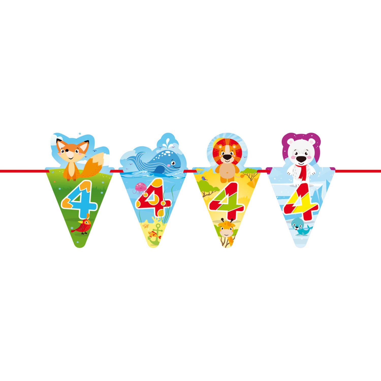Vlaggenlijn 4 Jaar Fun (6M)