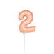Folat Folie Ballon Rosé Goud 2 Jaar 36CM Folat Folie Ballon Rosé Goud 2 Jaar 36CM