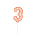 Folat Folie Ballon Rosé Goud 3 Jaar 36CM Folat Folie Ballon Rosé Goud 3 Jaar 36CM