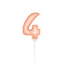 Folat Folie Ballon Rosé Goud 4 Jaar 36CM Folat Folie Ballon Rosé Goud 4 Jaar 36CM