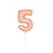 Folat Folie Ballon Rosé Goud 5 Jaar 36CM Folat Folie Ballon Rosé Goud 5 Jaar 36CM