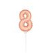 Folat Folie Ballon Rosé Goud 8 Jaar 36CM Folat Folie Ballon Rosé Goud 8 Jaar 36CM
