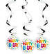 Folat Rotorspiralen Happy Birthday Multicolor 90CM (3ST) Folat Rotorspiralen Happy Birthday Multicolor 90CM (3ST)