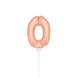 Folat Folie Ballon Rosé Goud 0 Jaar 36CM Folat Folie Ballon Rosé Goud 0 Jaar 36CM